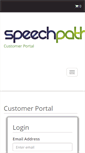 Mobile Screenshot of my.speechpath.ie